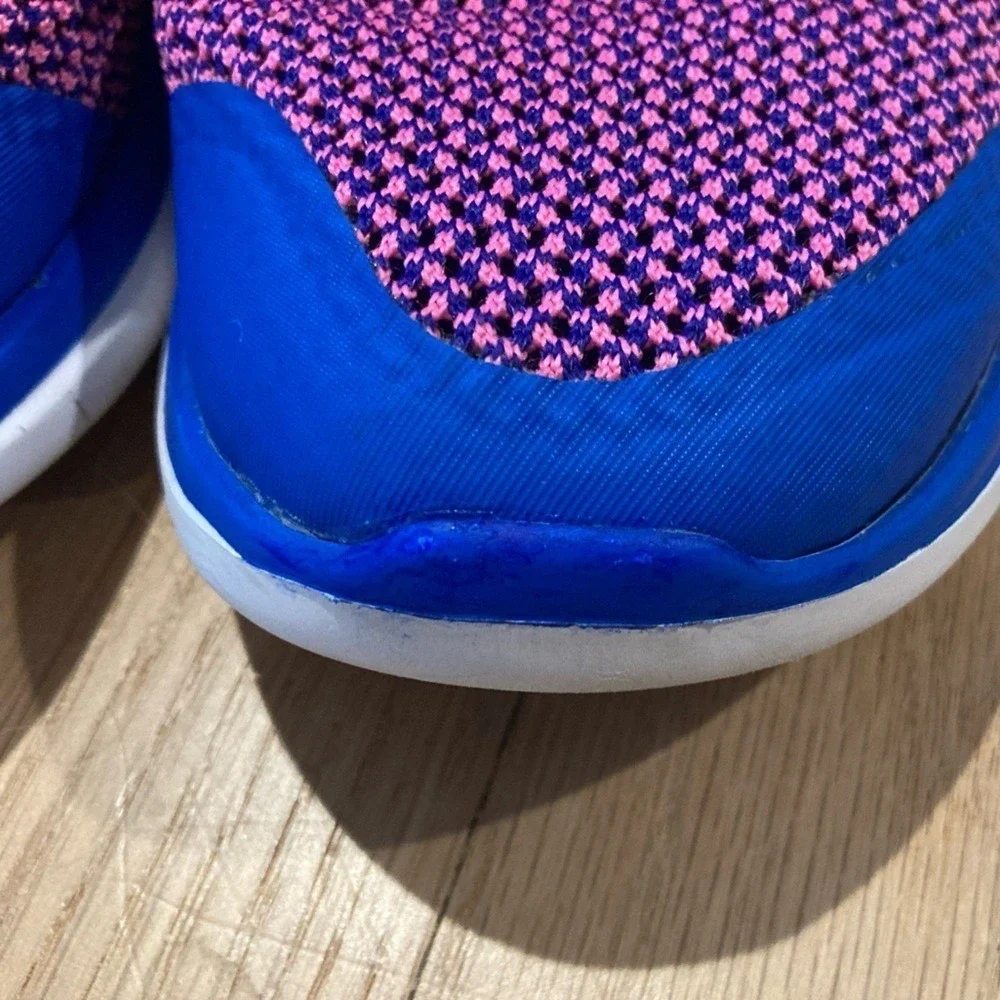 Nike Free 4.0 Flyknit V4 Hyper Cobalt Blue Pink Running Athletic Sport Shoe Cool